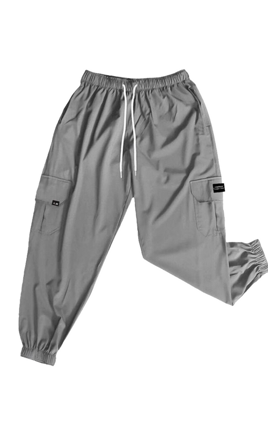 Calça AMOOD Jogger Cinza