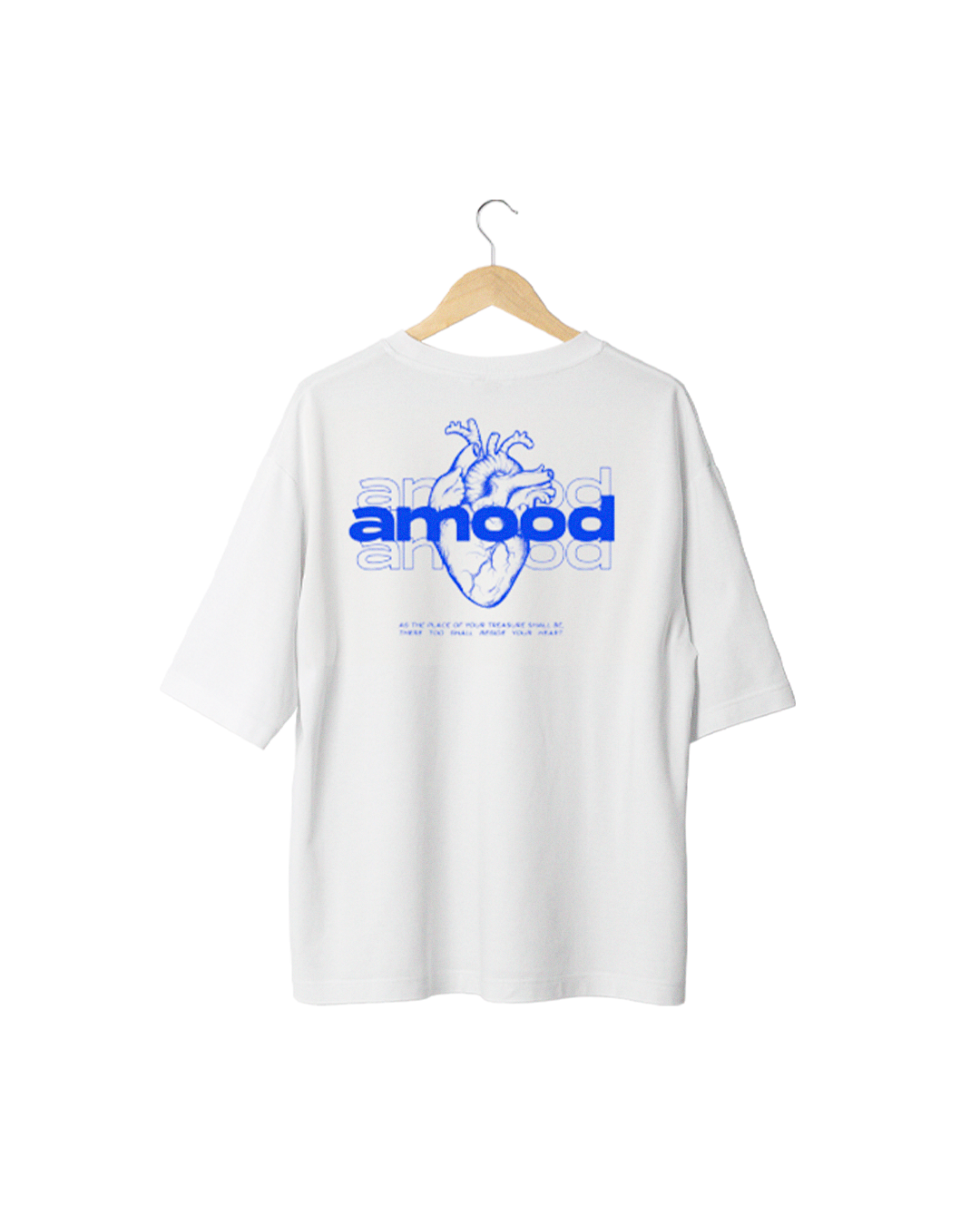 Camiseta AMOOD OVERSIZED - HEART Off White