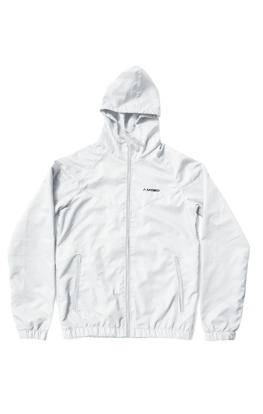 Windbreaker AMOOD Water Repellent Branco