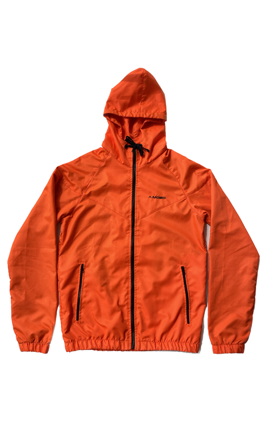 Windbreaker AMOOD Water Repellent Laranja e Preto